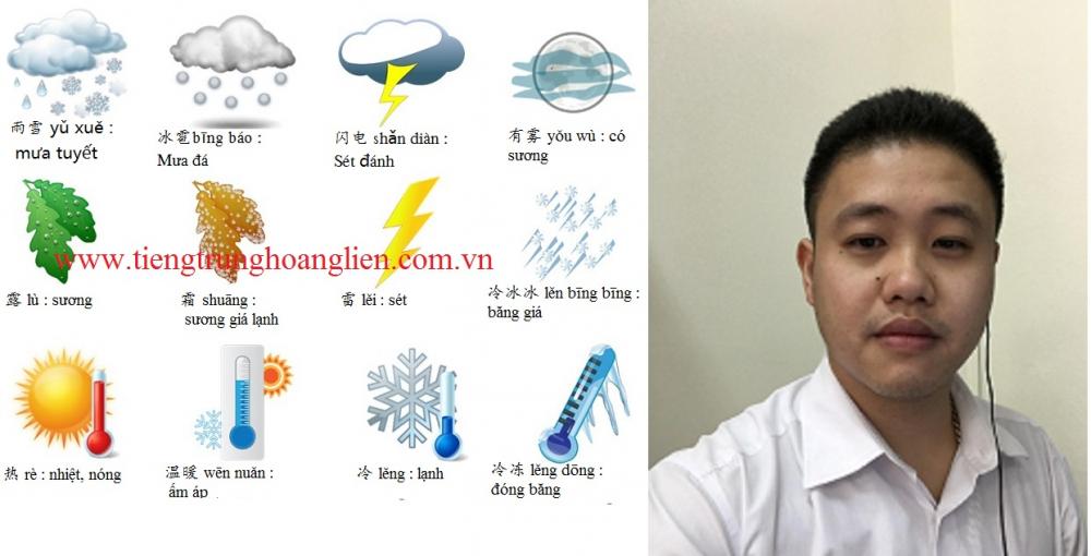 Bài 3: Thời tiết và thời gian trong tiếng trung cấp tốc