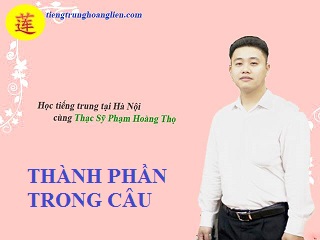 Thành phần trong câu tiếng trung! Thành phần trong câu tiếng trung!