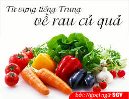 Từ vựng chủ đề rau tươi 