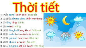 ​Học tiếng Trung giao tiếp mỗi ngày - Mẫu câu nói về thời tiết 